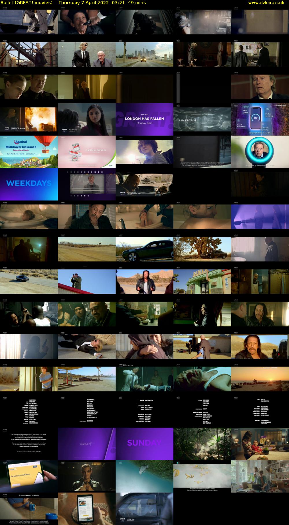 Bullet (GREAT! movies) Thursday 7 April 2022 03:21 - 04:10