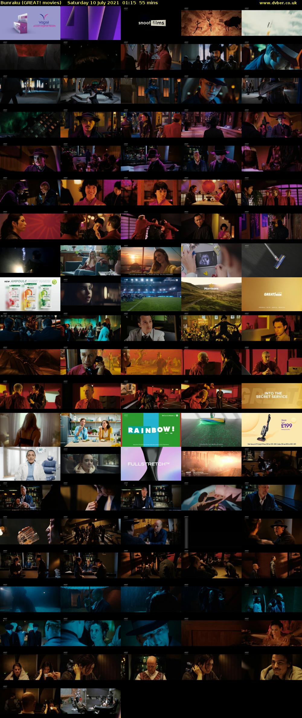 Bunraku (GREAT! movies) Saturday 10 July 2021 01:15 - 02:10