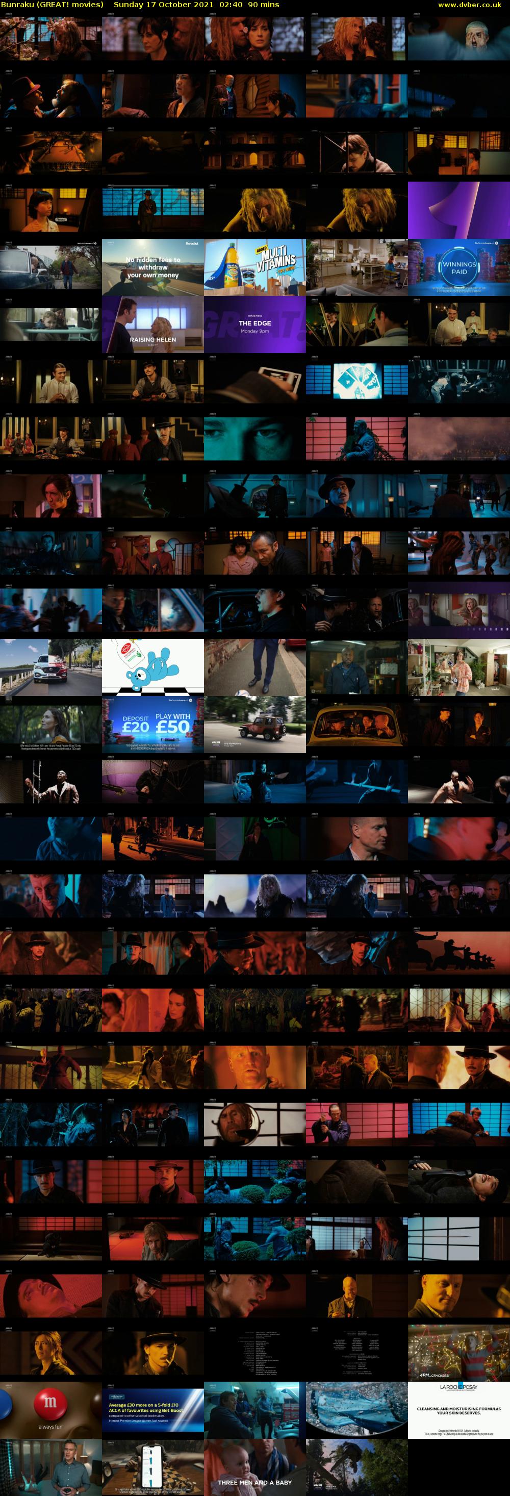 Bunraku (GREAT! movies) Sunday 17 October 2021 02:40 - 04:10