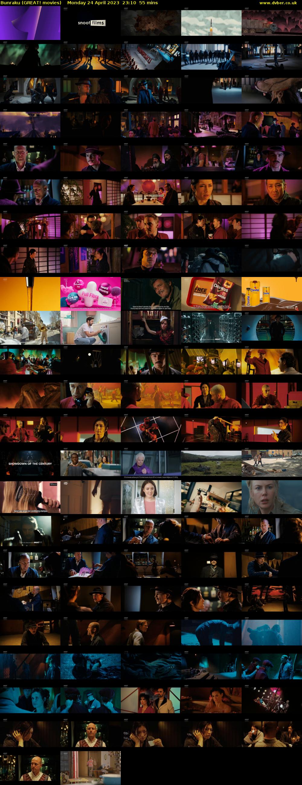 Bunraku (GREAT! movies) Monday 24 April 2023 23:10 - 00:05