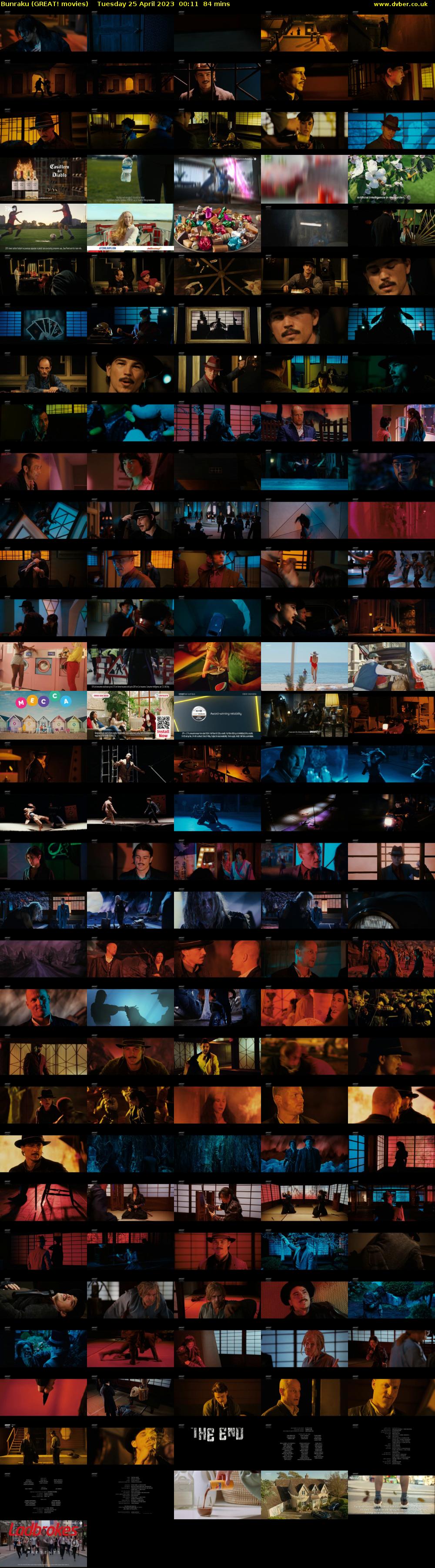 Bunraku (GREAT! movies) Tuesday 25 April 2023 00:11 - 01:35