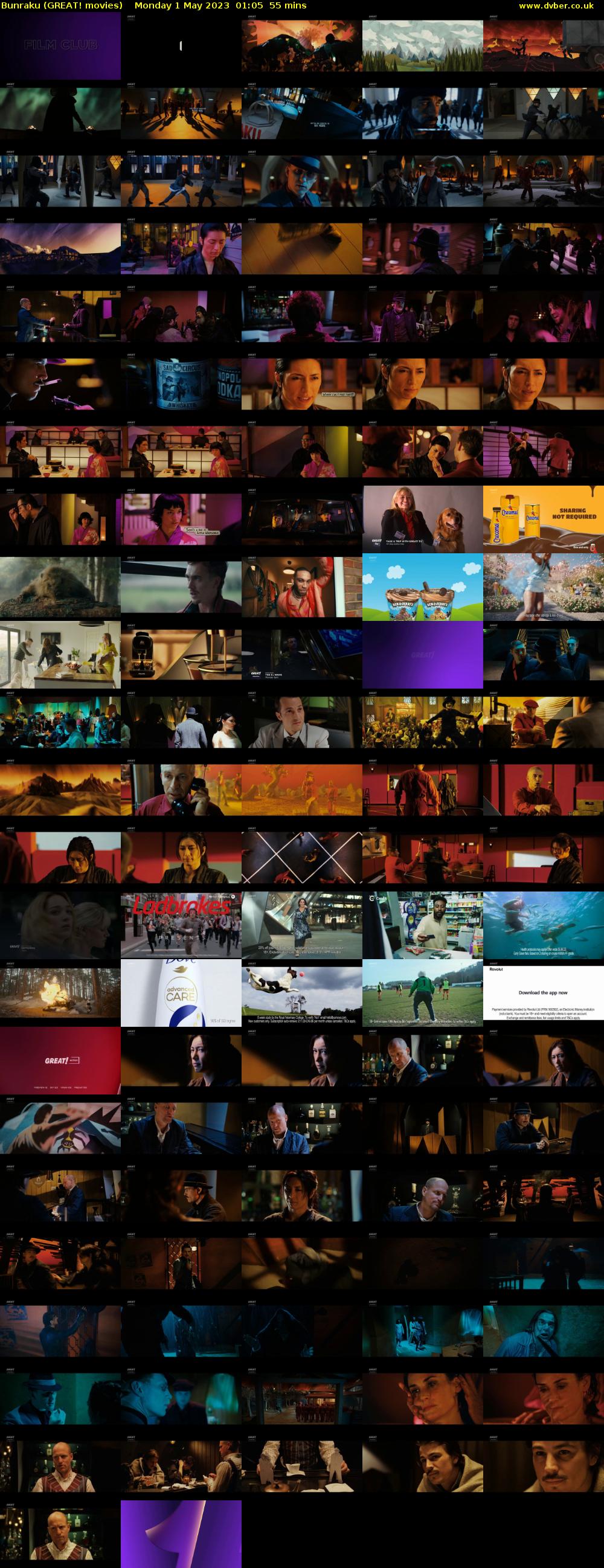 Bunraku (GREAT! movies) Monday 1 May 2023 01:05 - 02:00