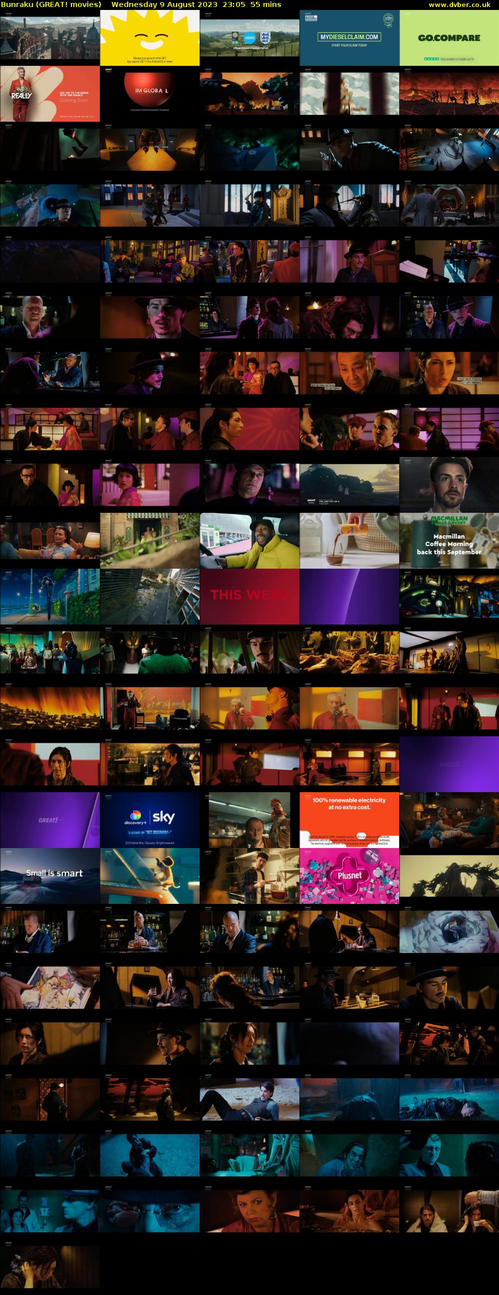 Bunraku (GREAT! movies) Wednesday 9 August 2023 23:05 - 00:00