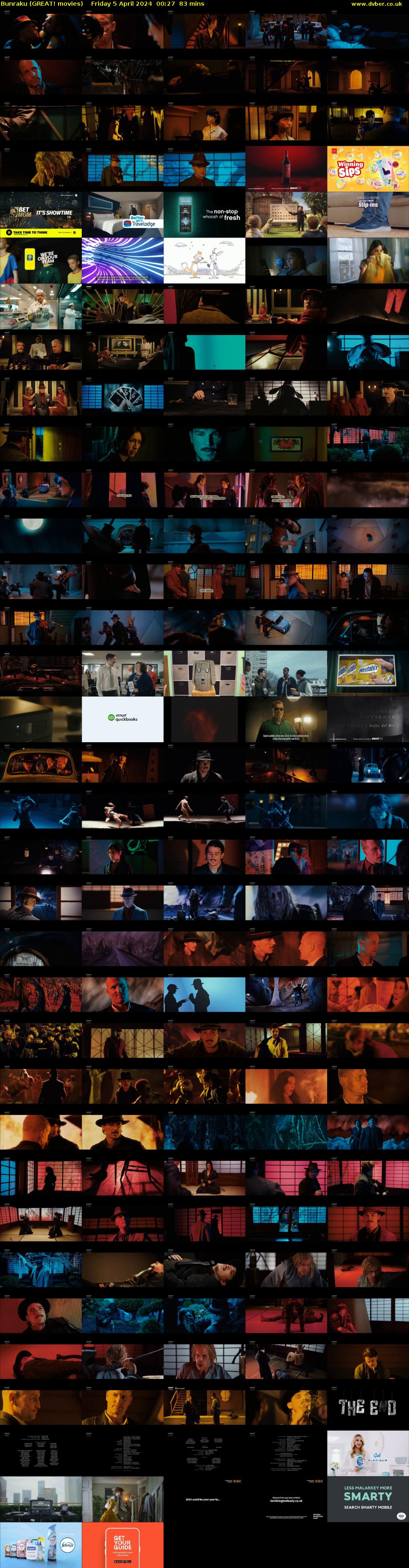Bunraku (GREAT! movies) Friday 5 April 2024 00:27 - 01:50