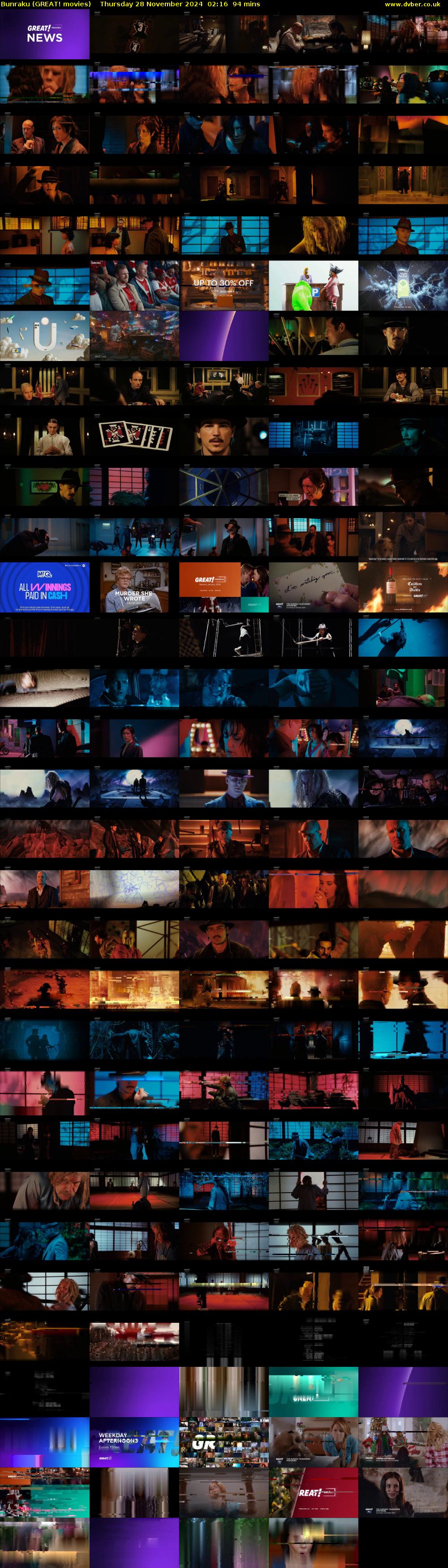 Bunraku (GREAT! movies) Thursday 28 November 2024 02:16 - 03:50