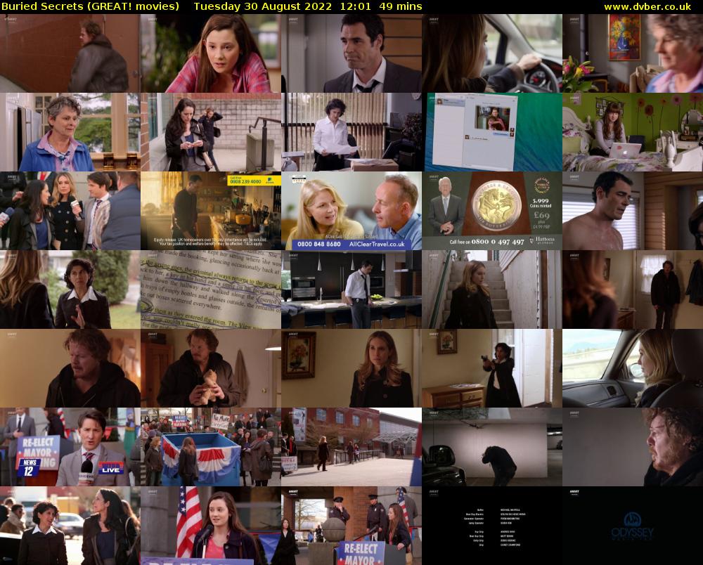 Buried Secrets (GREAT! movies) Tuesday 30 August 2022 12:01 - 12:50