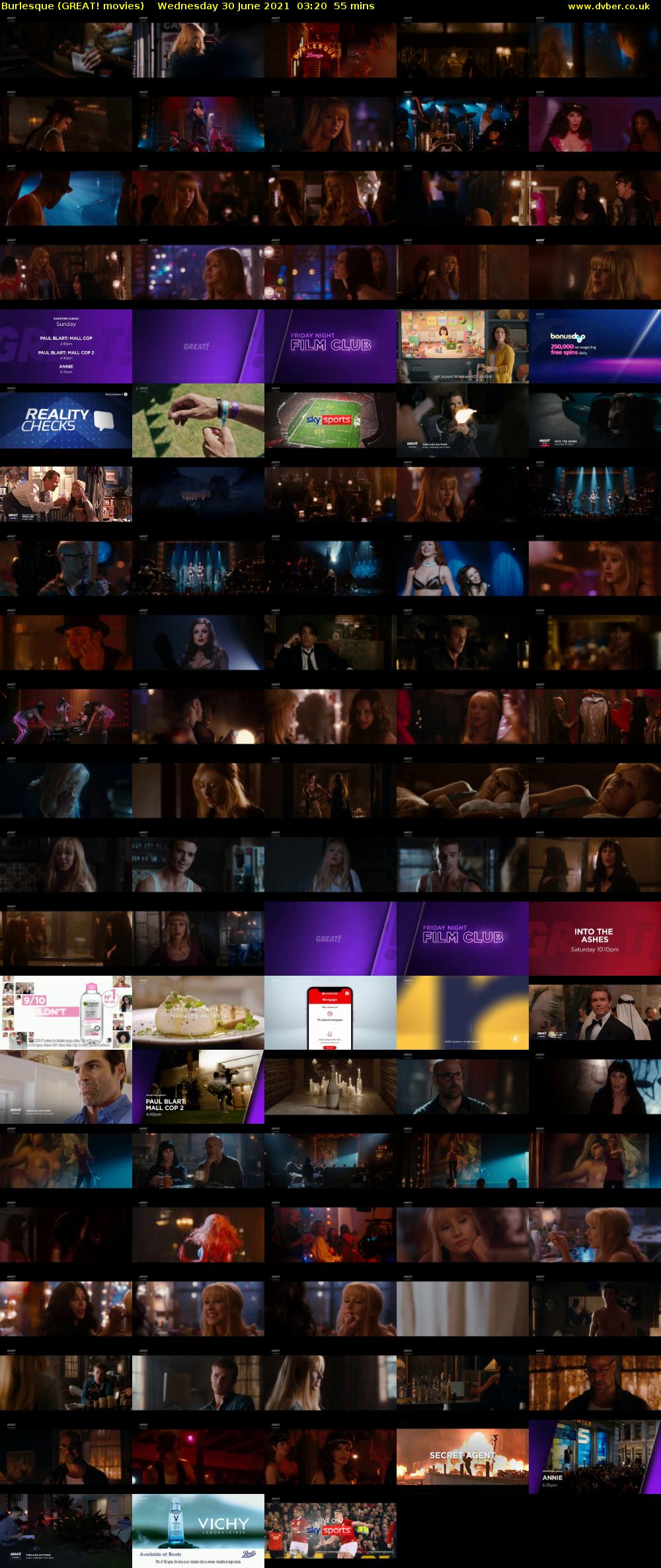 Burlesque (GREAT! movies) Wednesday 30 June 2021 03:20 - 04:15