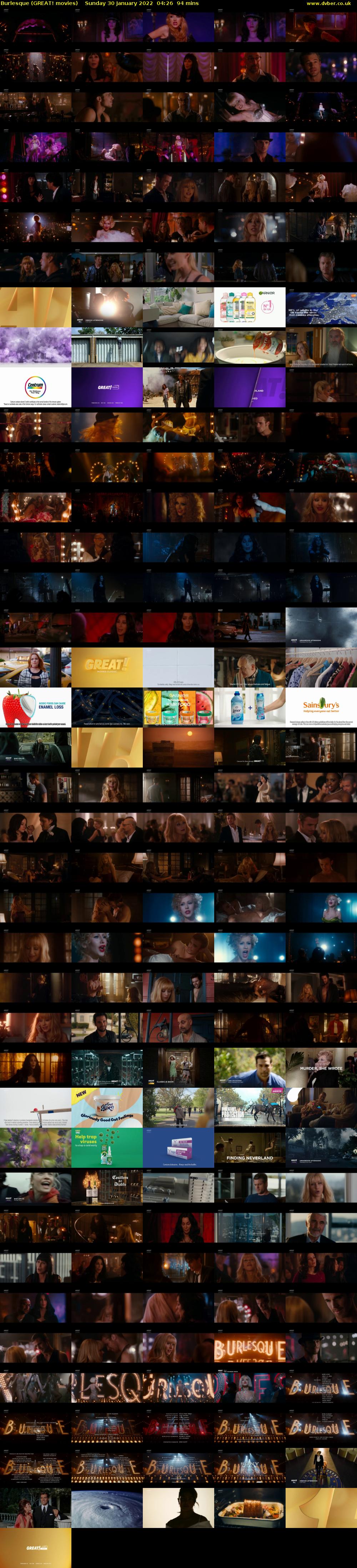 Burlesque (GREAT! movies) Sunday 30 January 2022 04:26 - 06:00