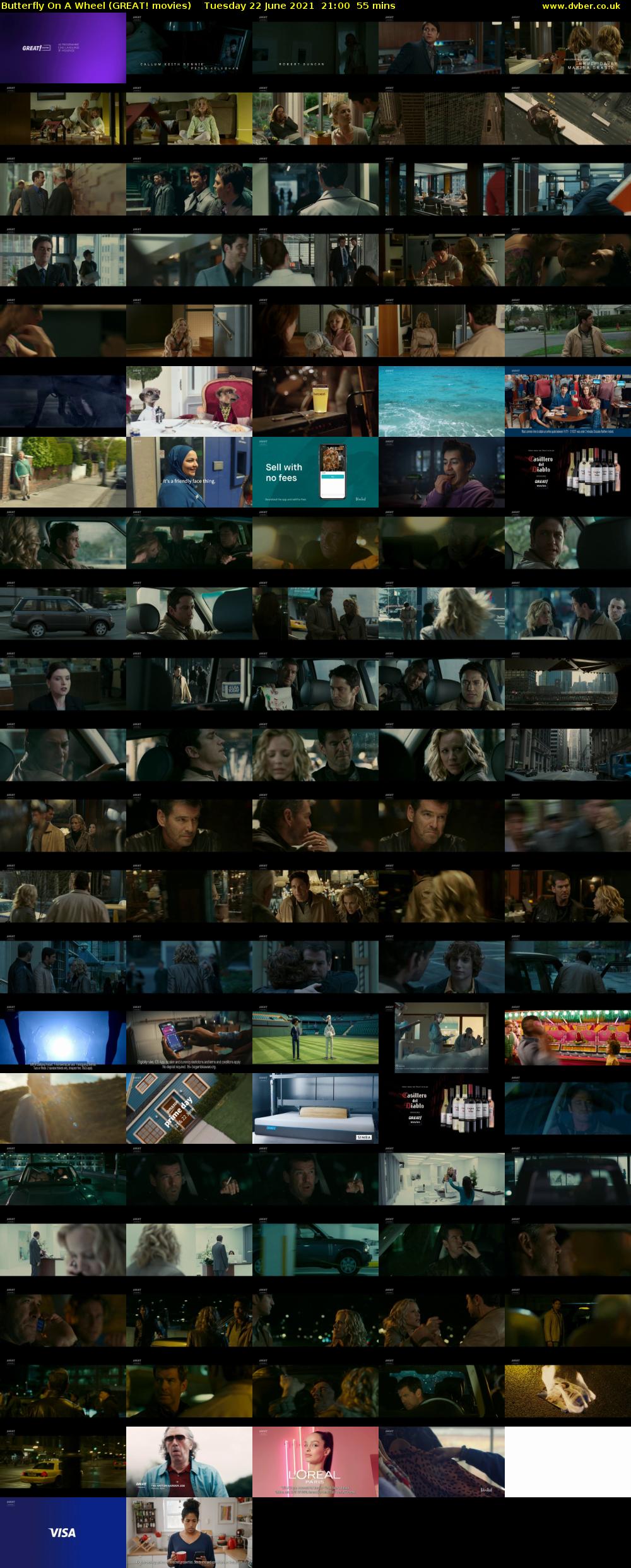 Butterfly On A Wheel (GREAT! movies) Tuesday 22 June 2021 21:00 - 21:55