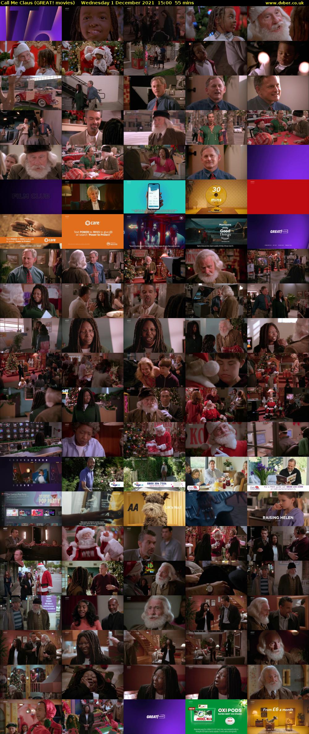 Call Me Claus (GREAT! movies) Wednesday 1 December 2021 15:00 - 15:55