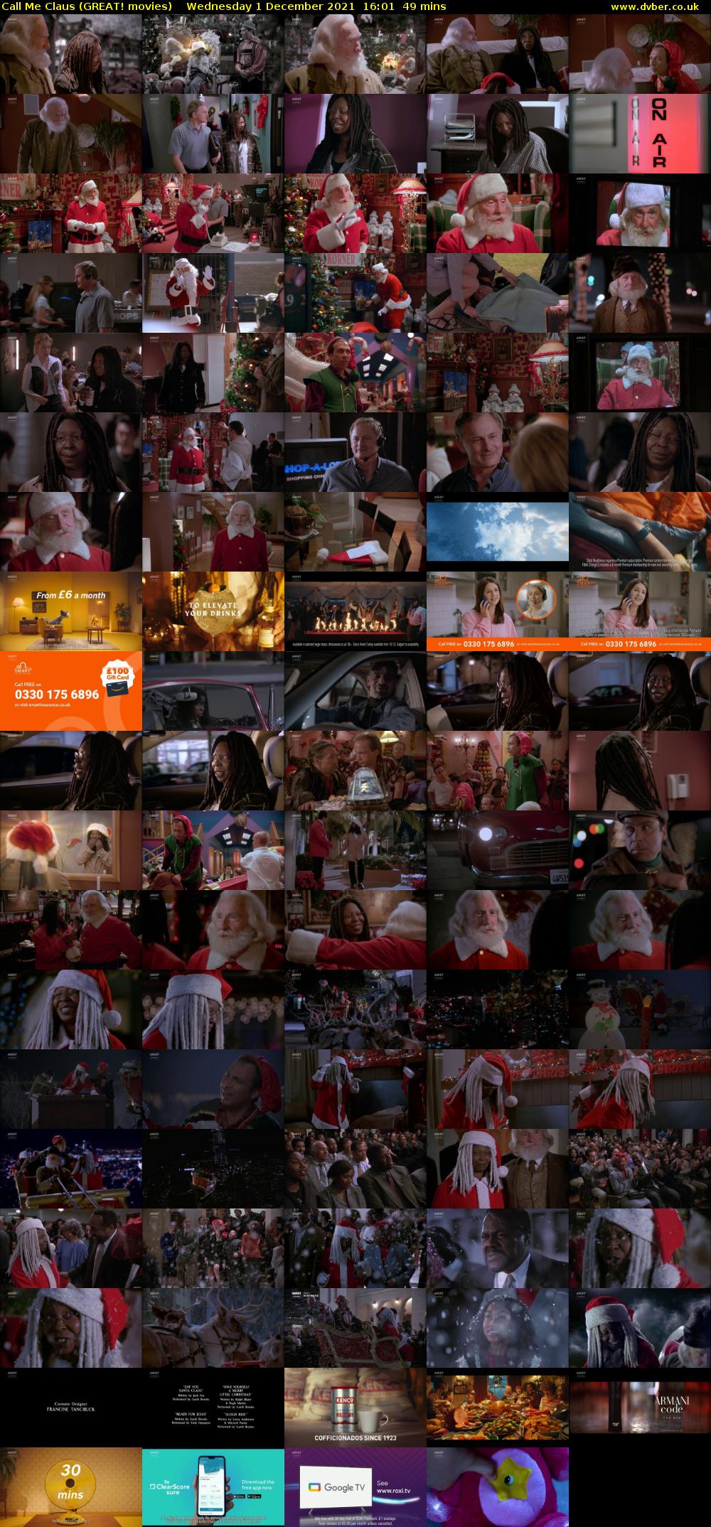Call Me Claus (GREAT! movies) Wednesday 1 December 2021 16:01 - 16:50