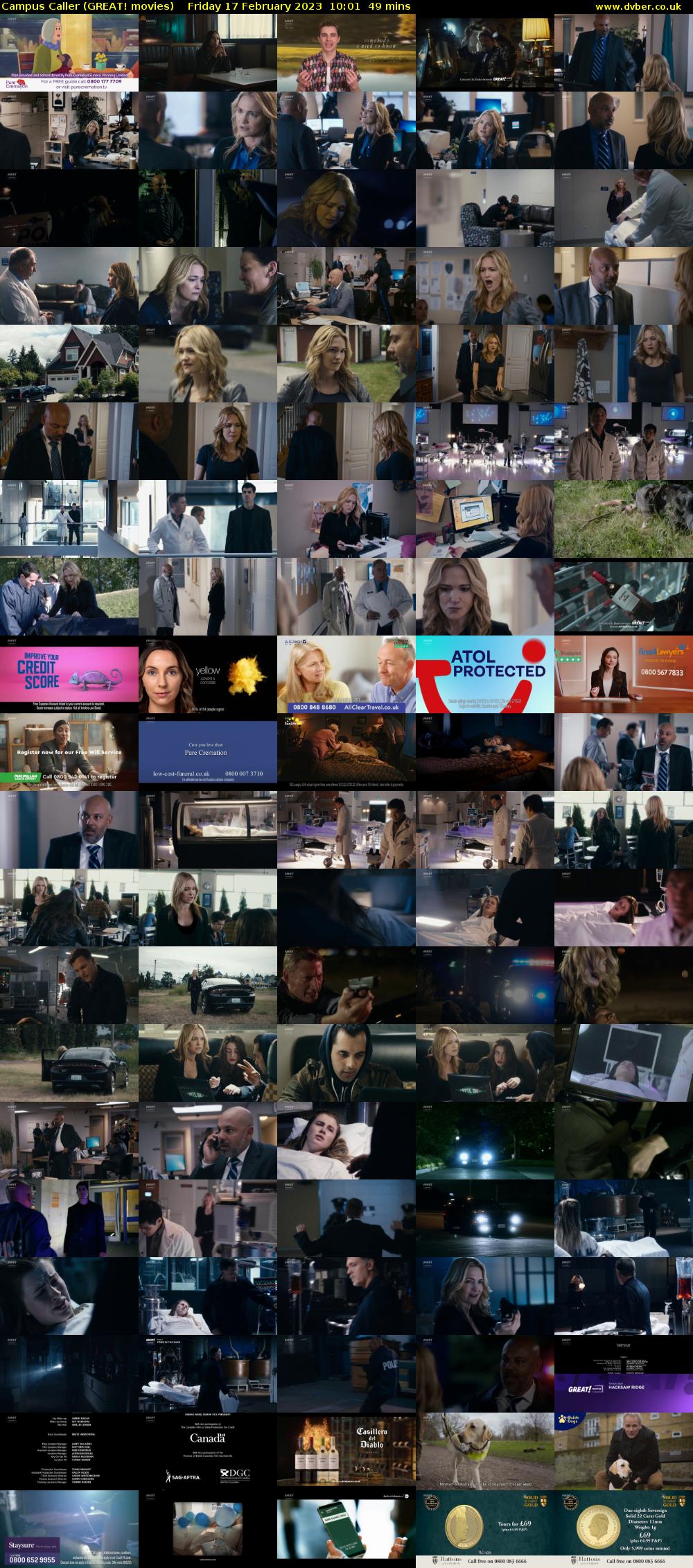 Campus Caller (GREAT! movies) Friday 17 February 2023 10:01 - 10:50