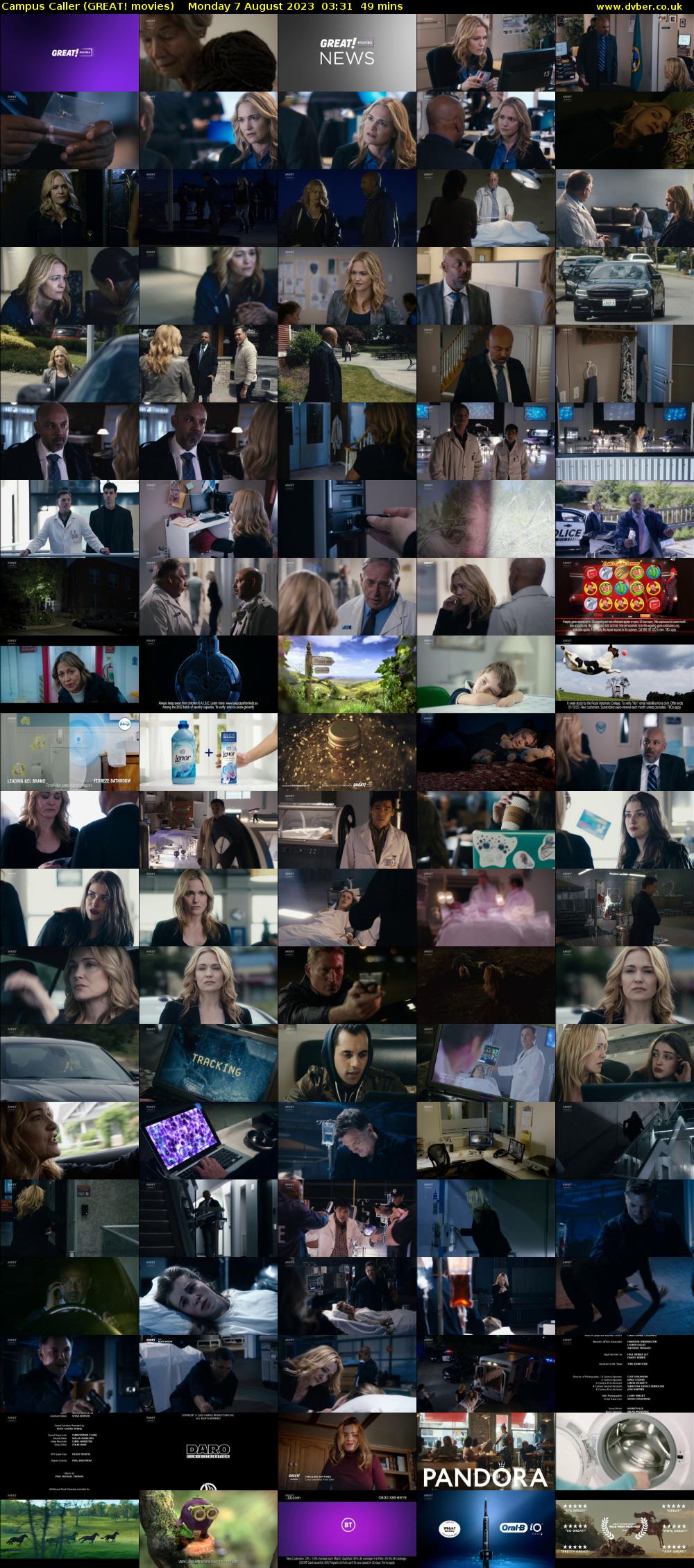 Campus Caller (GREAT! movies) Monday 7 August 2023 03:31 - 04:20