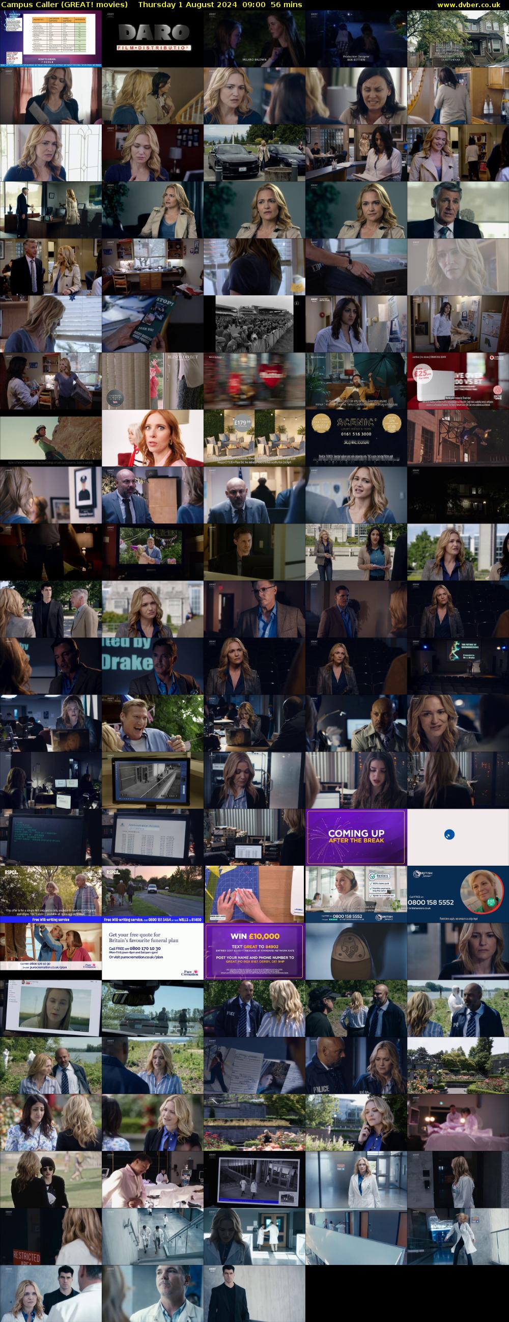 Campus Caller (GREAT! movies) Thursday 1 August 2024 09:00 - 09:56