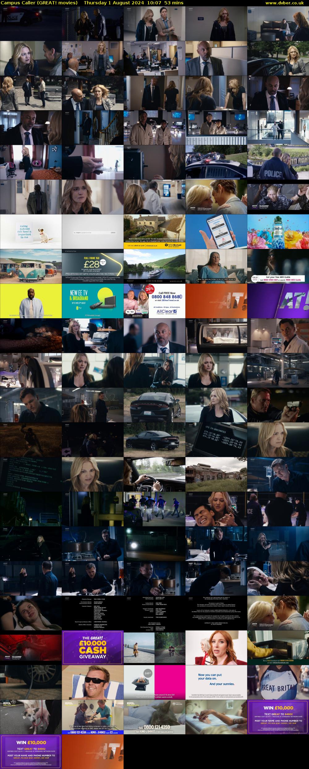 Campus Caller (GREAT! movies) Thursday 1 August 2024 10:07 - 11:00