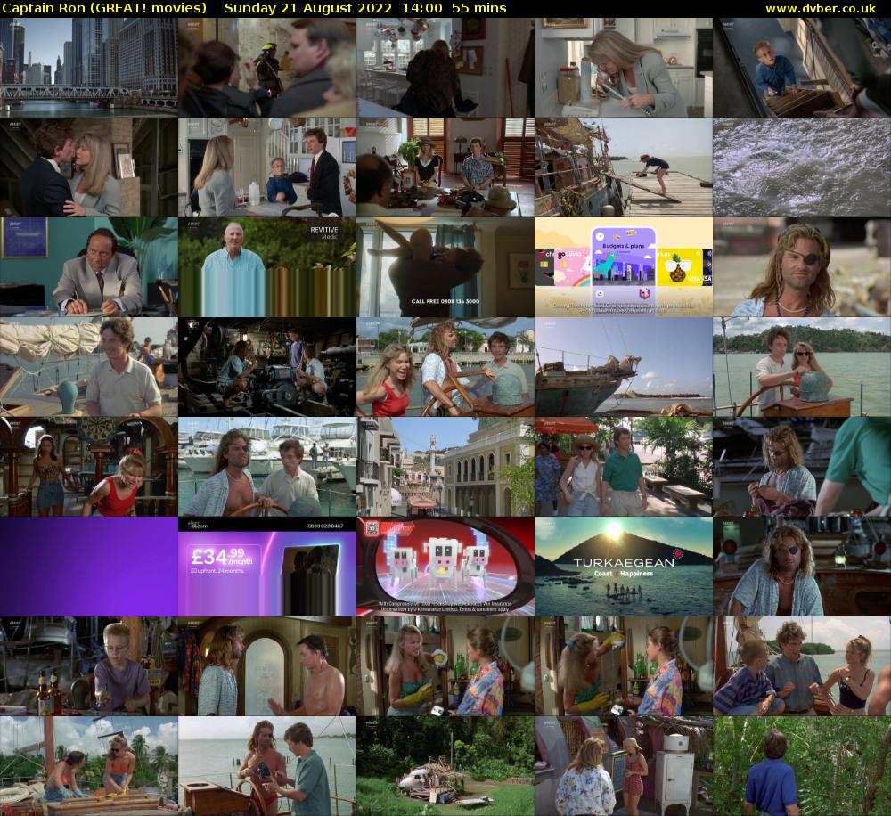 Captain Ron (GREAT! movies) Sunday 21 August 2022 14:00 - 14:55