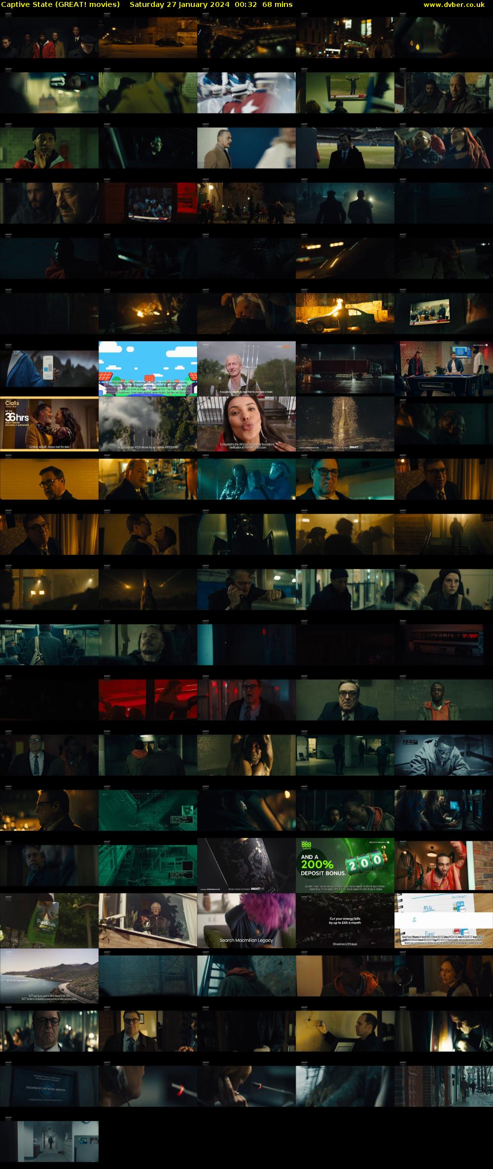 Captive State (GREAT! movies) Saturday 27 January 2024 00:32 - 01:40