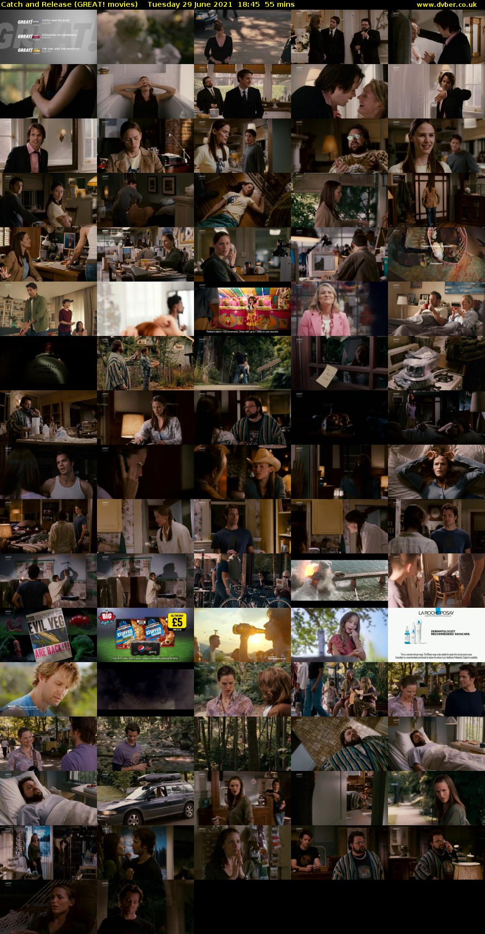 Catch and Release (GREAT! movies) Tuesday 29 June 2021 18:45 - 19:40