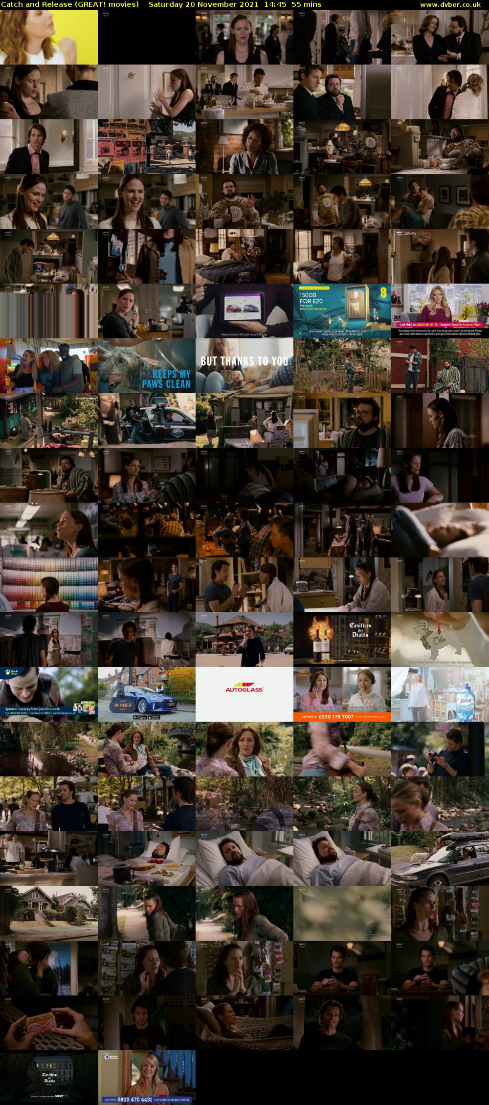Catch and Release (GREAT! movies) Saturday 20 November 2021 14:45 - 15:40