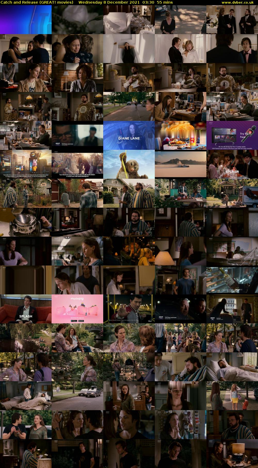 Catch and Release (GREAT! movies) Wednesday 8 December 2021 03:30 - 04:25