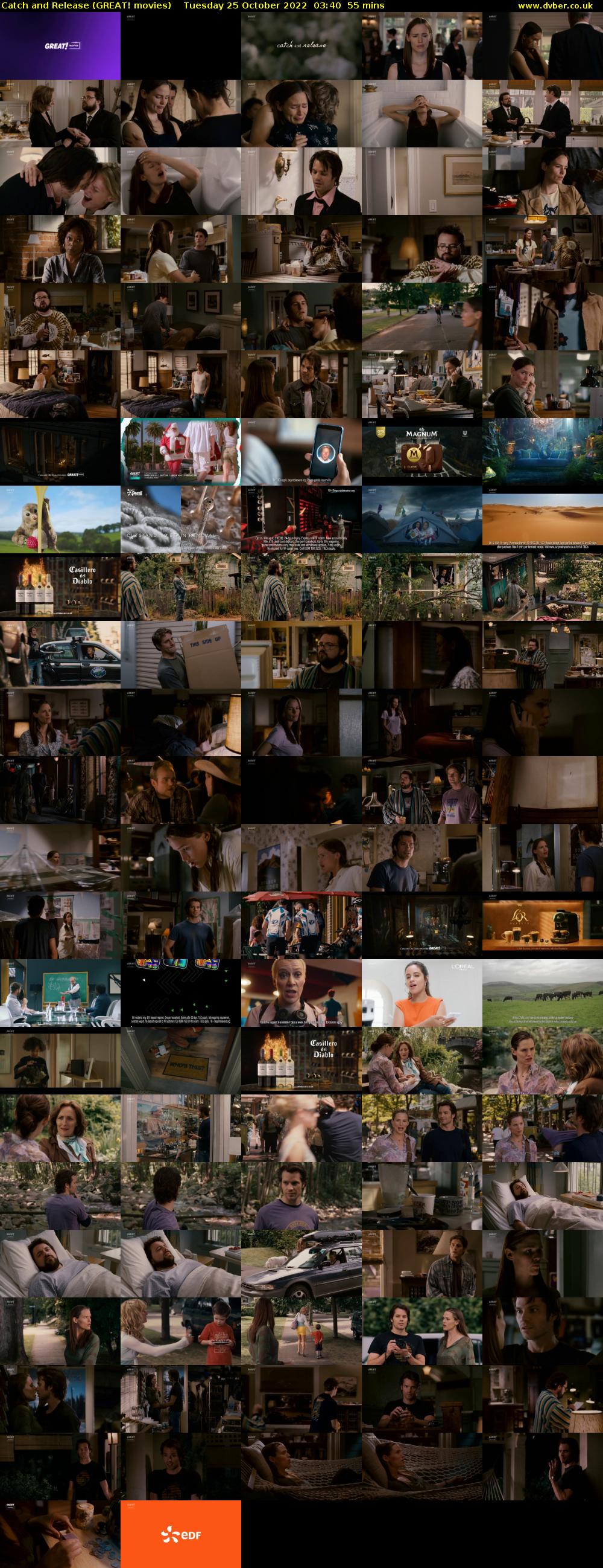 Catch and Release (GREAT! movies) Tuesday 25 October 2022 03:40 - 04:35