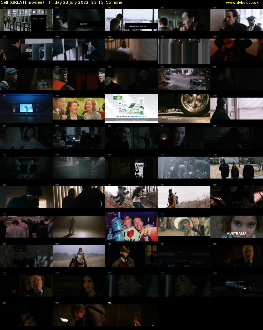 Cell (GREAT! movies) Friday 22 July 2022 23:15 - 00:10