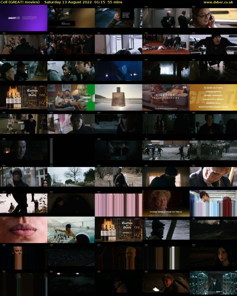 Cell (GREAT! movies) Saturday 13 August 2022 01:15 - 02:10