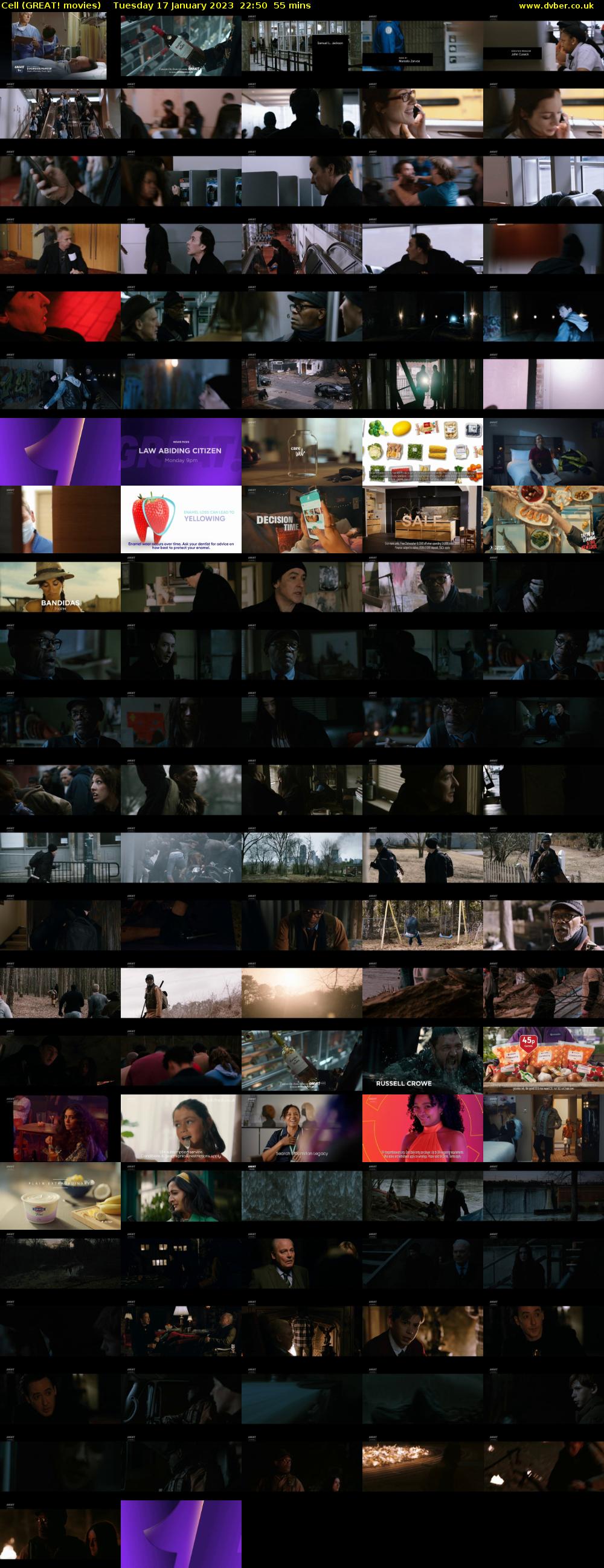 Cell (GREAT! movies) Tuesday 17 January 2023 22:50 - 23:45