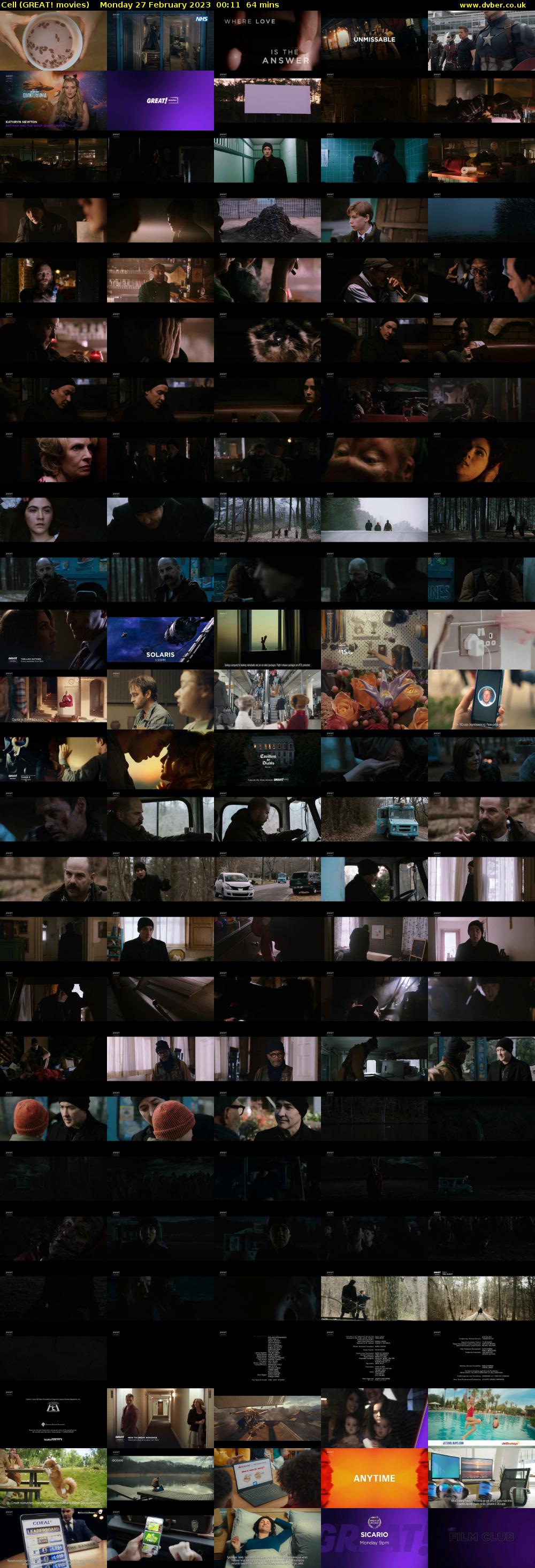Cell (GREAT! movies) Monday 27 February 2023 00:11 - 01:15