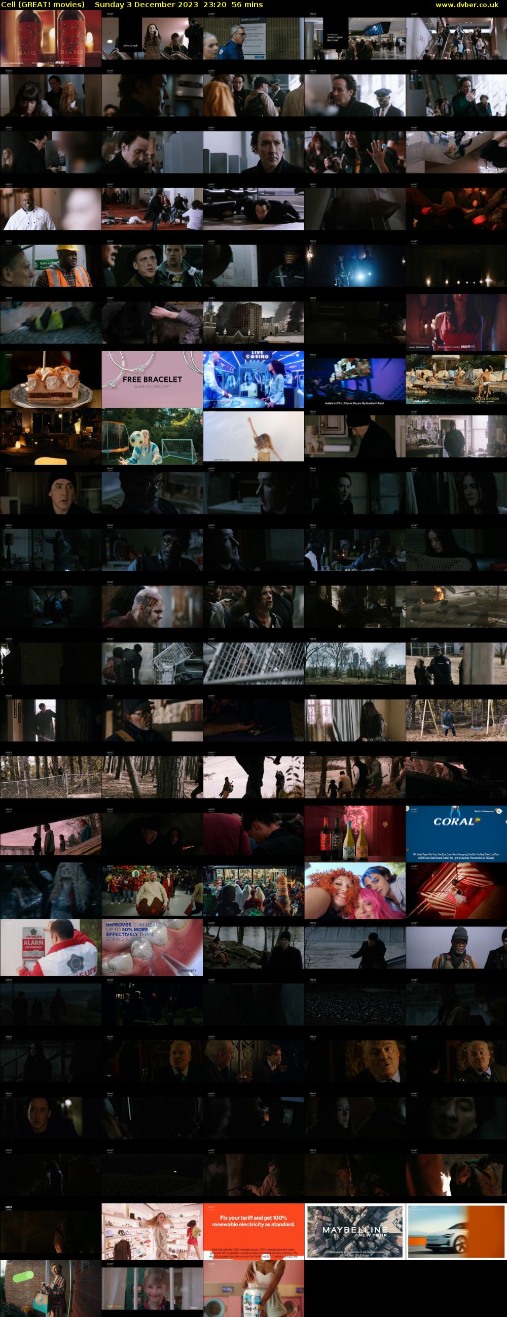 Cell (GREAT! movies) Sunday 3 December 2023 23:20 - 00:16