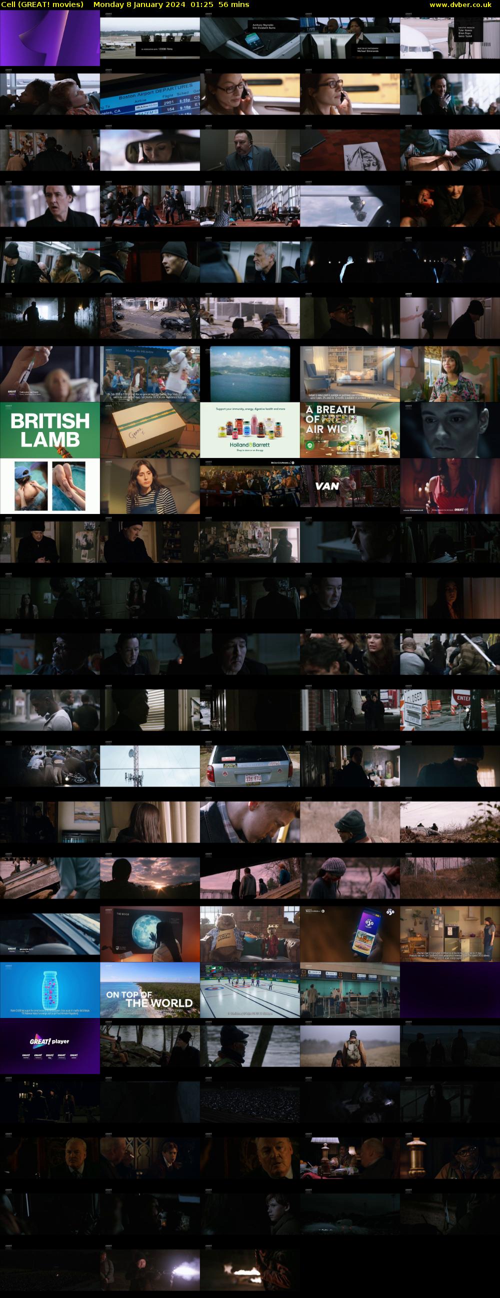 Cell (GREAT! movies) Monday 8 January 2024 01:25 - 02:21