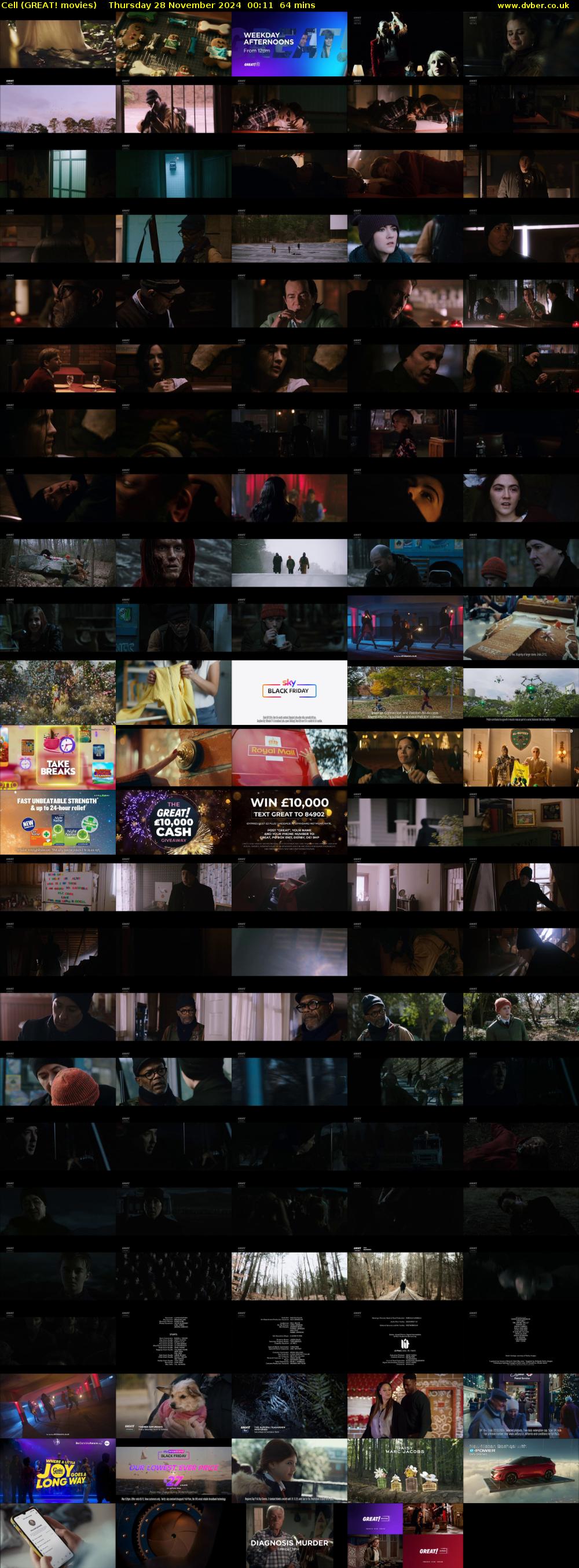 Cell (GREAT! movies) Thursday 28 November 2024 00:11 - 01:15