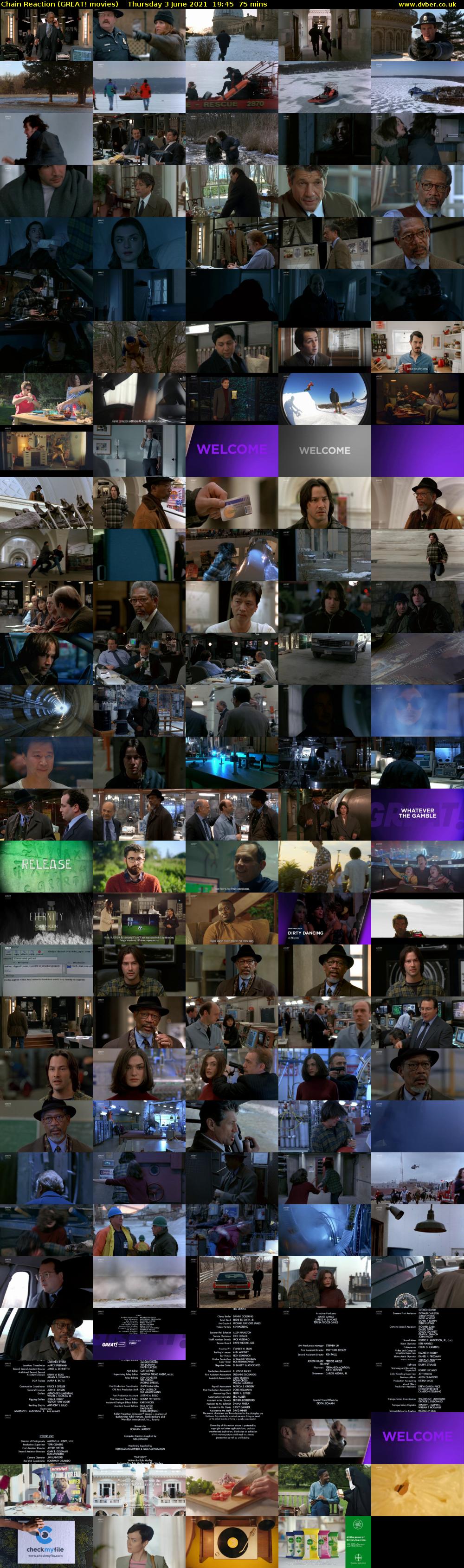 Chain Reaction (GREAT! movies) Thursday 3 June 2021 19:45 - 21:00