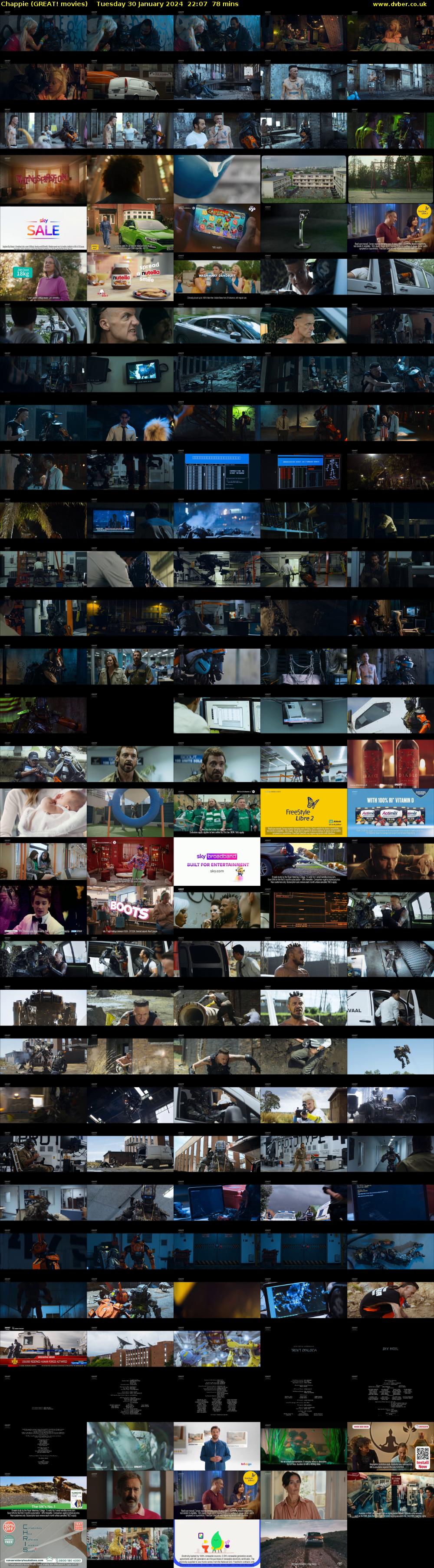 Chappie (GREAT! movies) Tuesday 30 January 2024 22:07 - 23:25