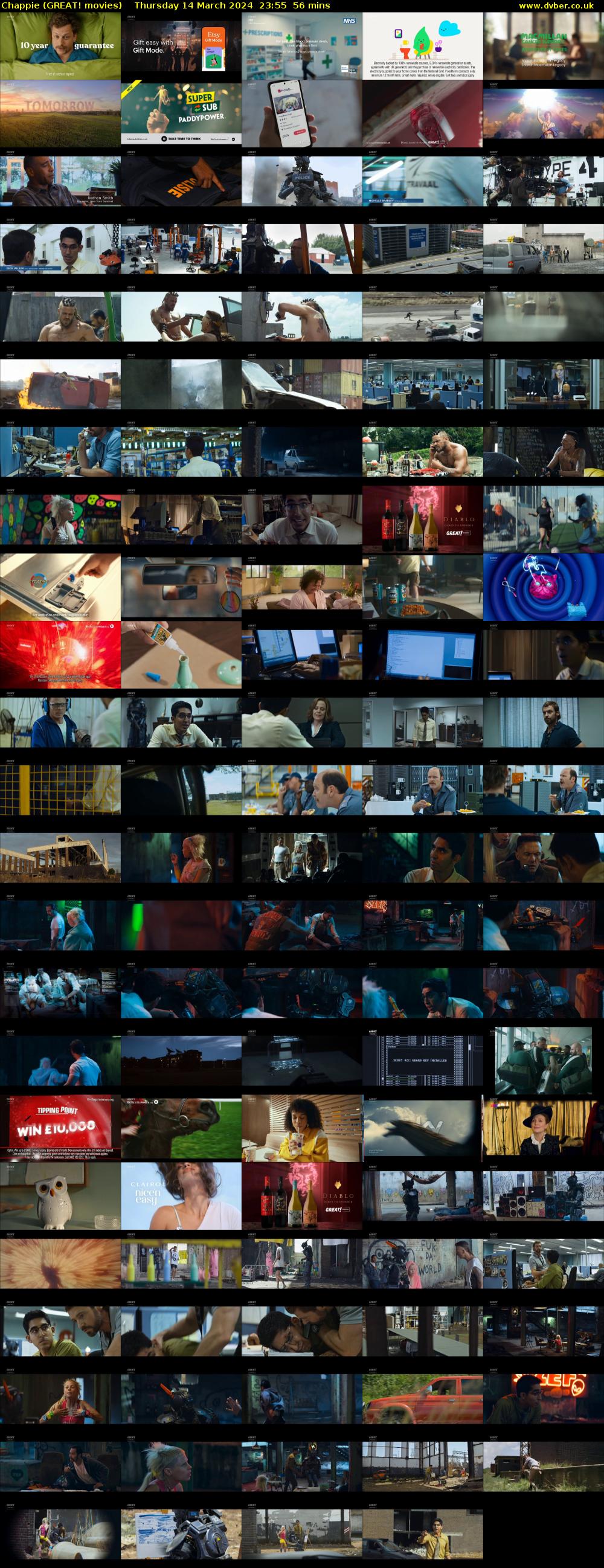 Chappie (GREAT! movies) Thursday 14 March 2024 23:55 - 00:51