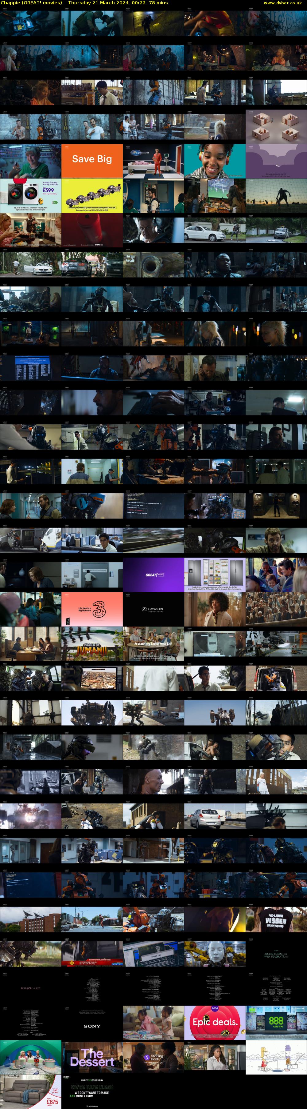 Chappie (GREAT! movies) Thursday 21 March 2024 00:22 - 01:40