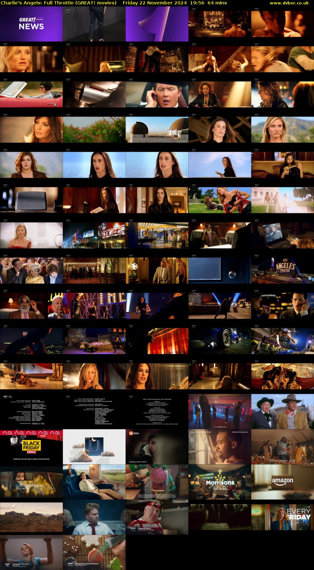 Charlie's Angels: Full Throttle (GREAT! movies) Friday 22 November 2024 19:56 - 21:00
