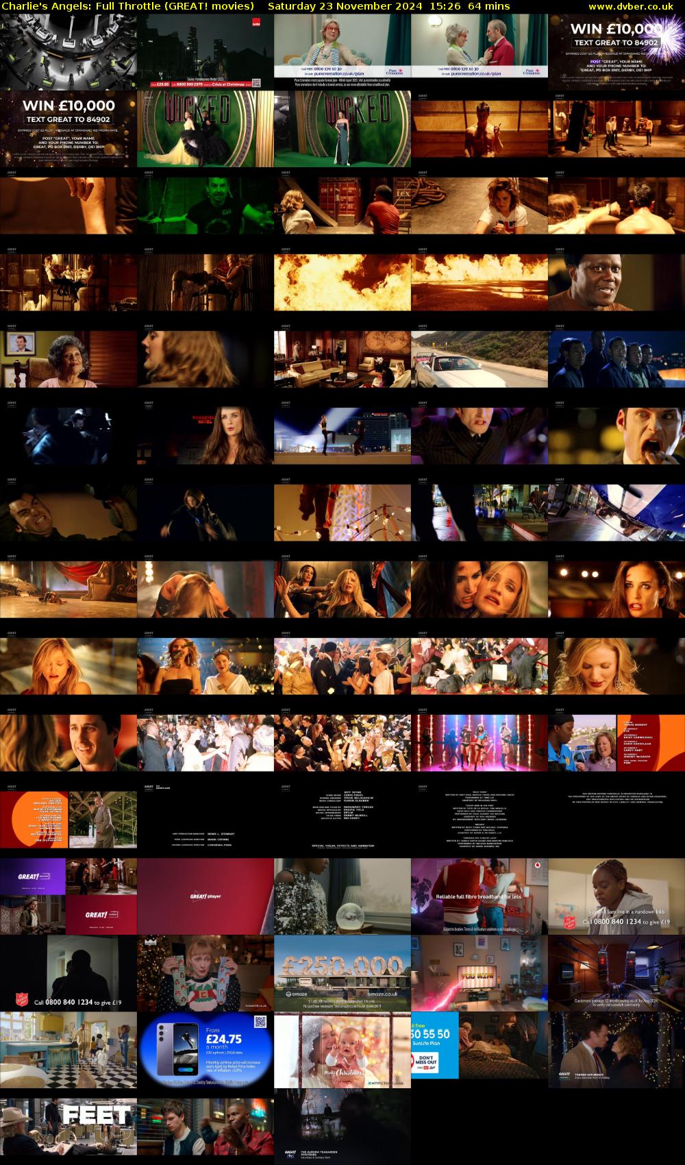 Charlie's Angels: Full Throttle (GREAT! movies) Saturday 23 November 2024 15:26 - 16:30
