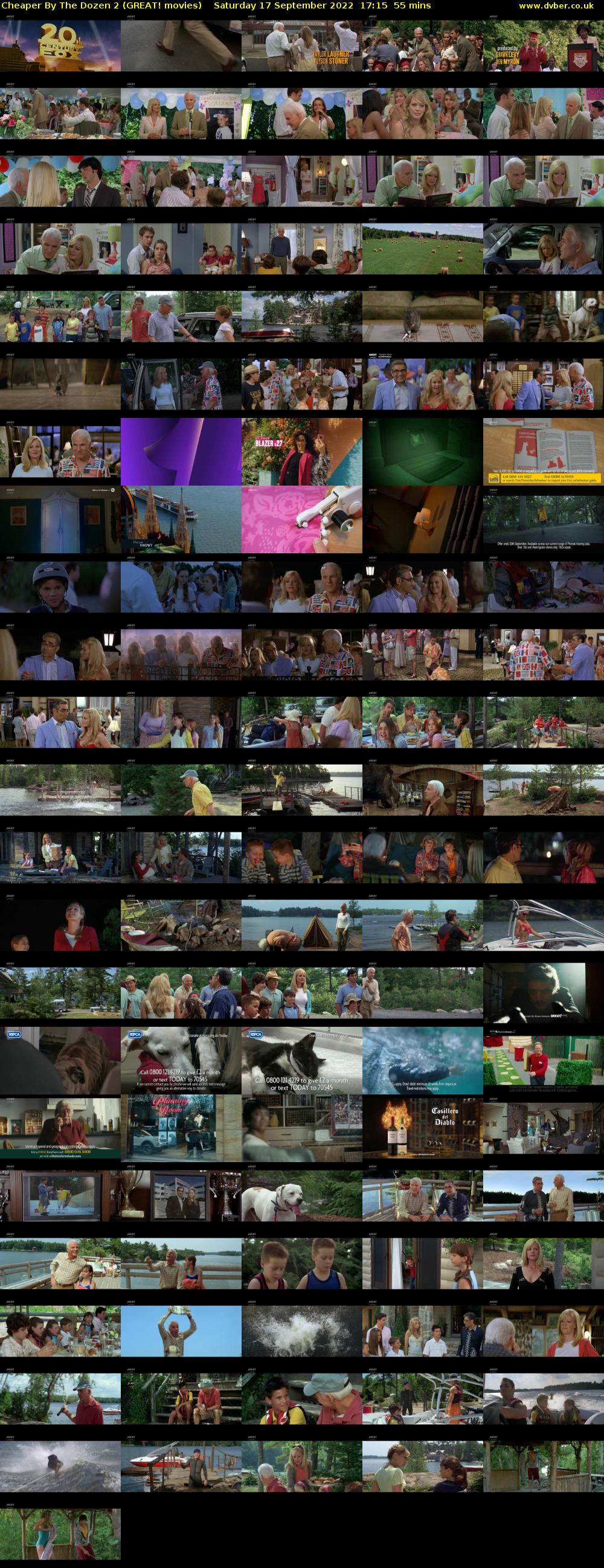Cheaper By The Dozen 2 (GREAT! movies) Saturday 17 September 2022 17:15 - 18:10