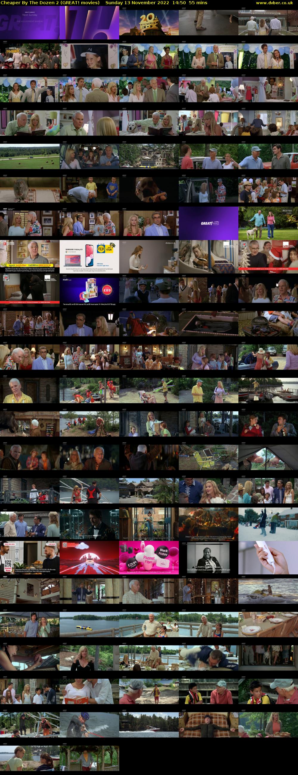 Cheaper By The Dozen 2 (GREAT! movies) Sunday 13 November 2022 14:50 - 15:45