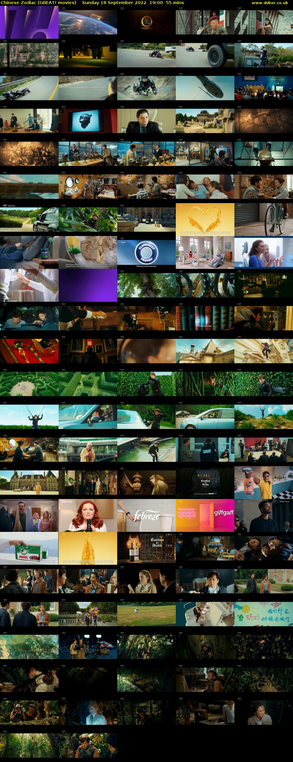 Chinese Zodiac (GREAT! movies) Sunday 18 September 2022 19:00 - 19:55