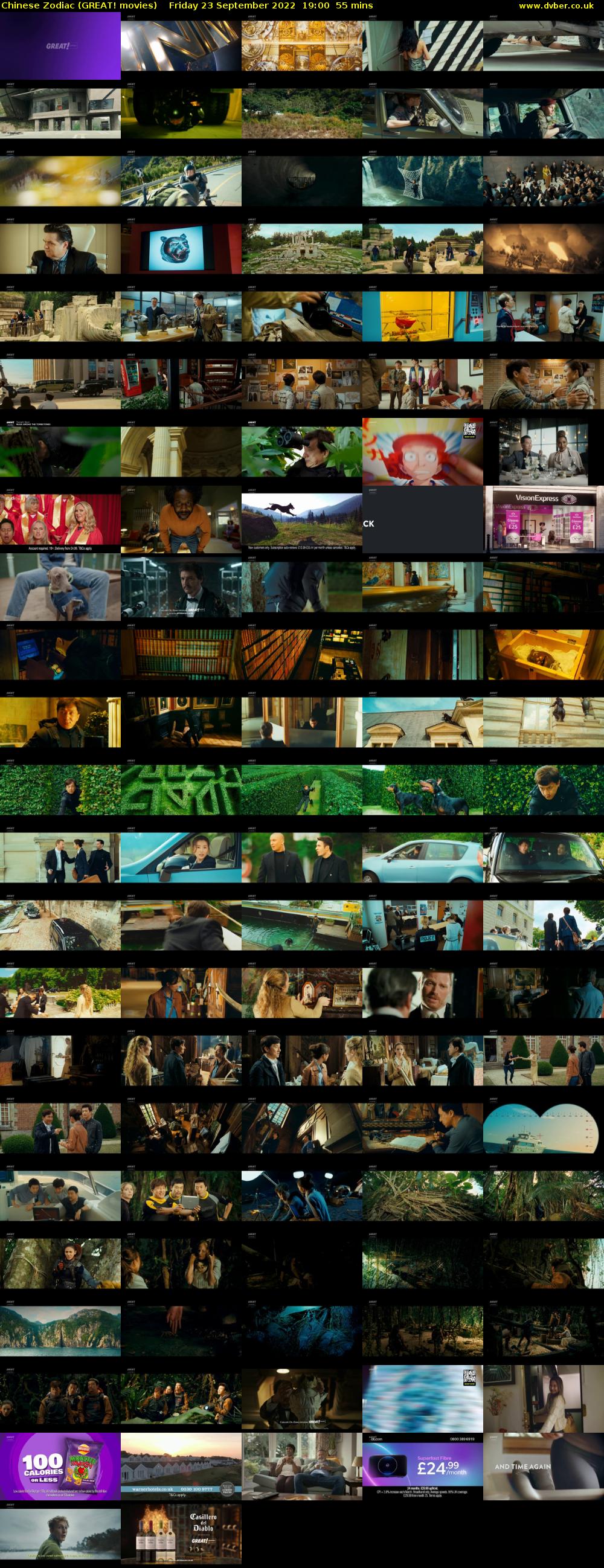 Chinese Zodiac (GREAT! movies) Friday 23 September 2022 19:00 - 19:55