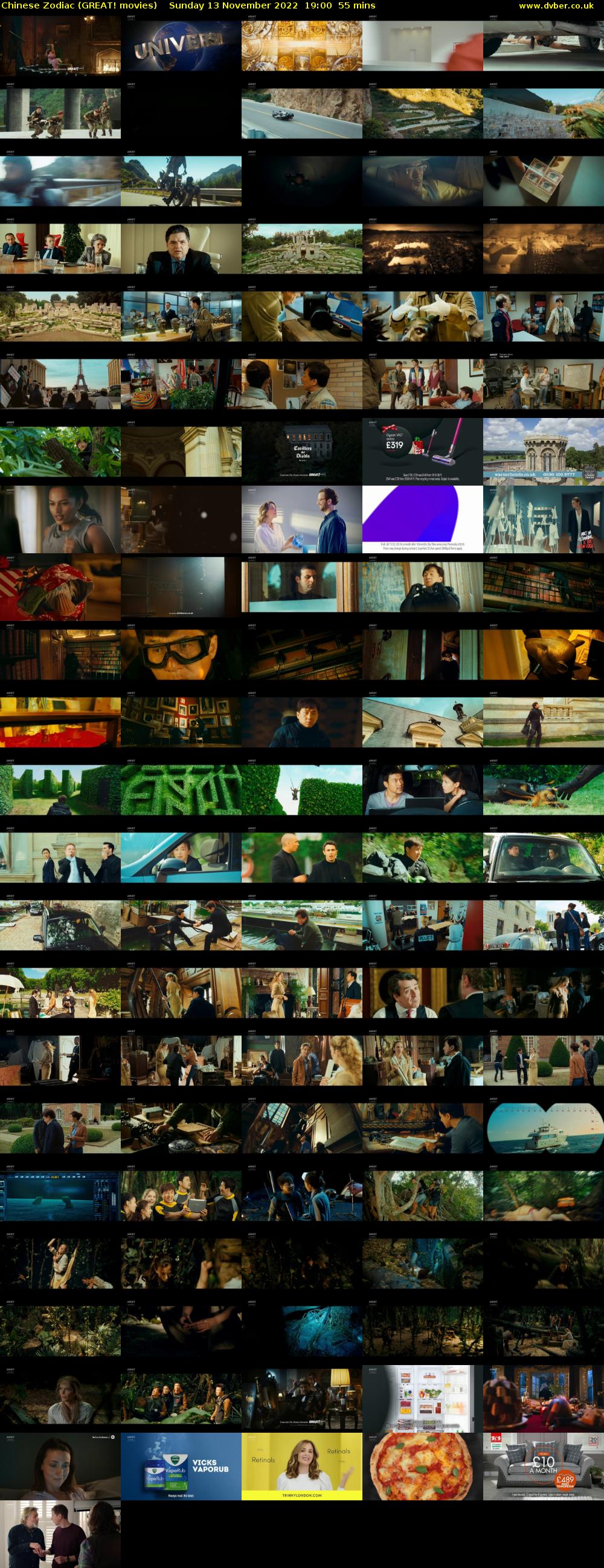 Chinese Zodiac (GREAT! movies) Sunday 13 November 2022 19:00 - 19:55