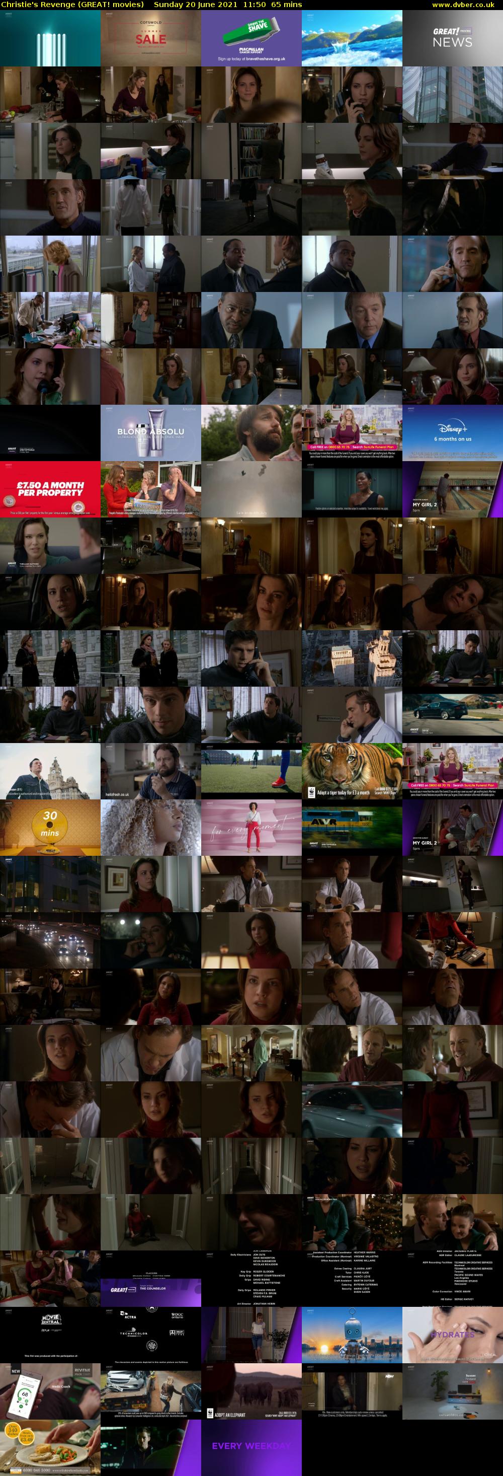 Christie's Revenge (GREAT! movies) Sunday 20 June 2021 11:50 - 12:55