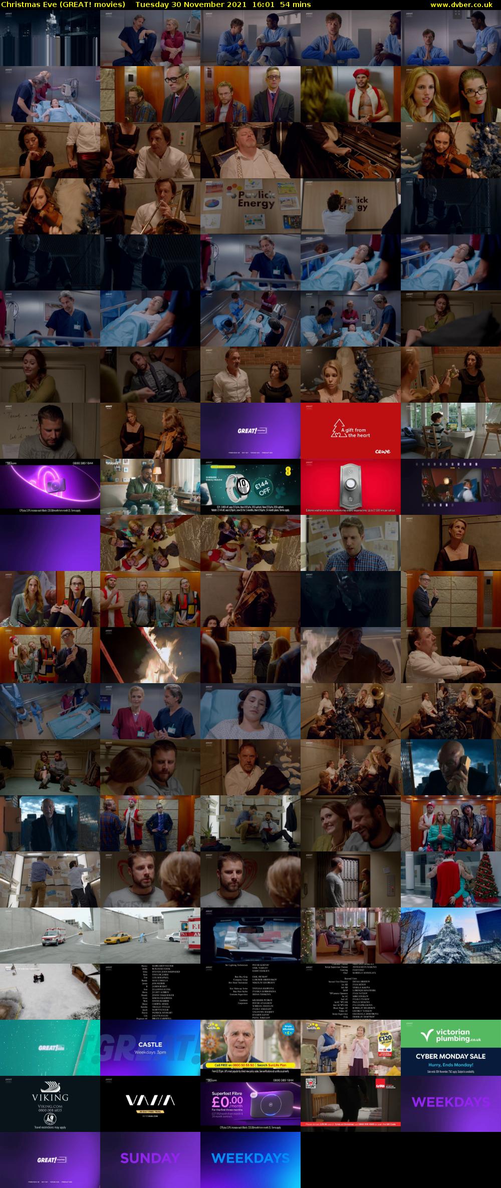 Christmas Eve (GREAT! movies) Tuesday 30 November 2021 16:01 - 16:55