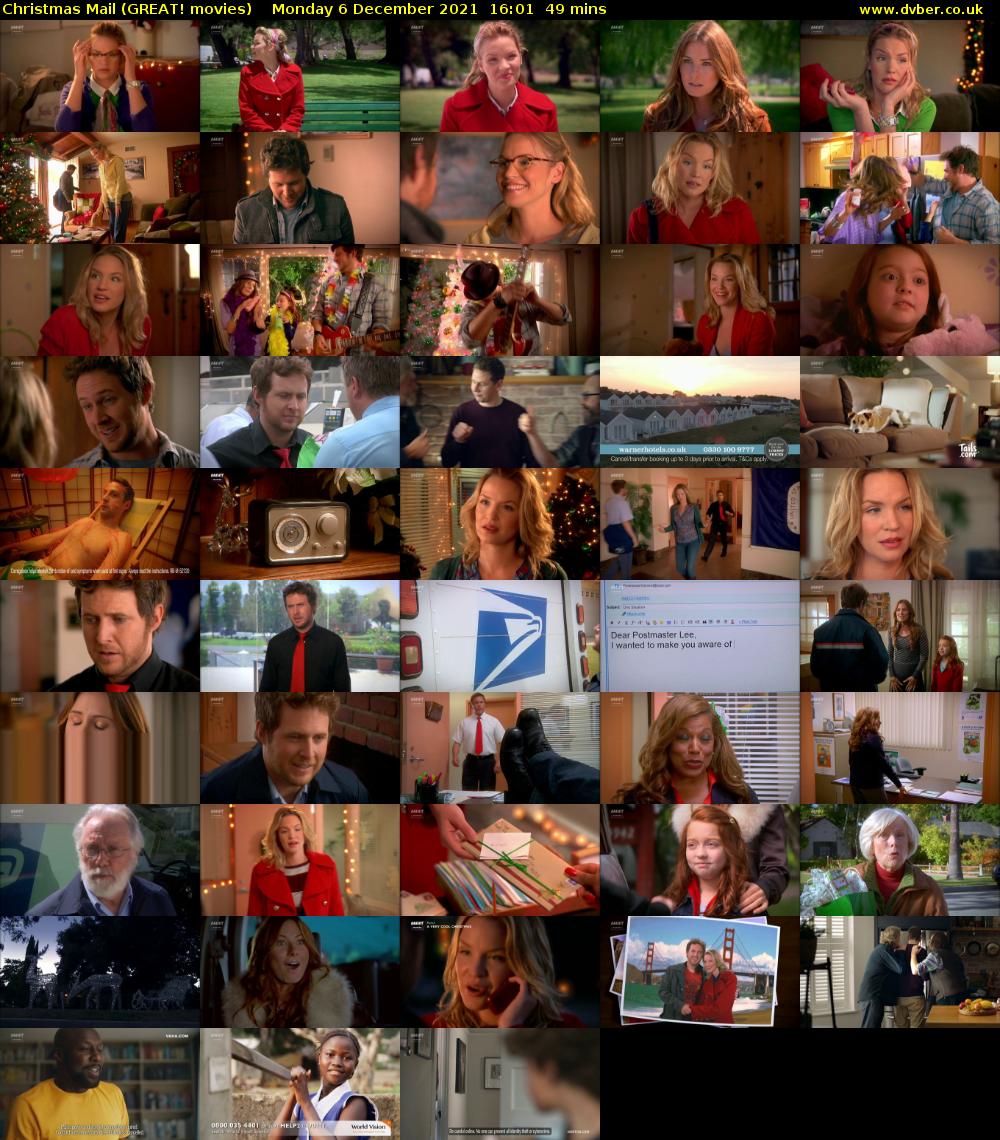 Christmas Mail (GREAT! movies) Monday 6 December 2021 16:01 - 16:50