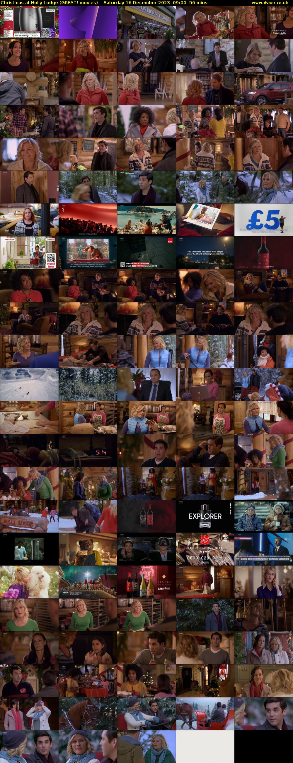 Christmas at Holly Lodge (GREAT! movies) Saturday 16 December 2023 09:00 - 09:56