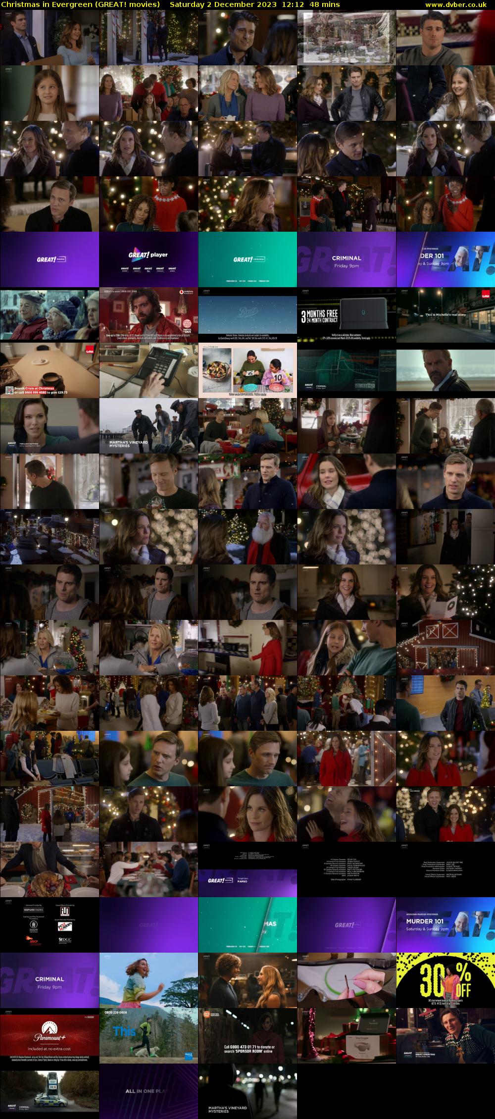 Christmas in Evergreen (GREAT! movies) Saturday 2 December 2023 12:12 - 13:00