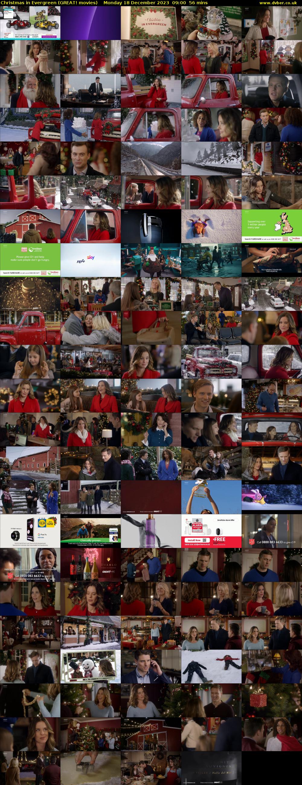 Christmas in Evergreen (GREAT! movies) Monday 18 December 2023 09:00 - 09:56