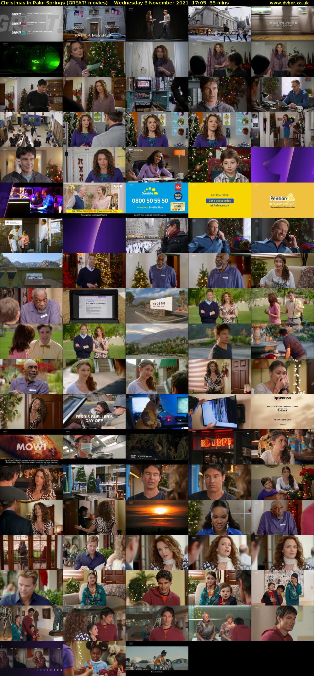 Christmas in Palm Springs (GREAT! movies) Wednesday 3 November 2021 17:05 - 18:00